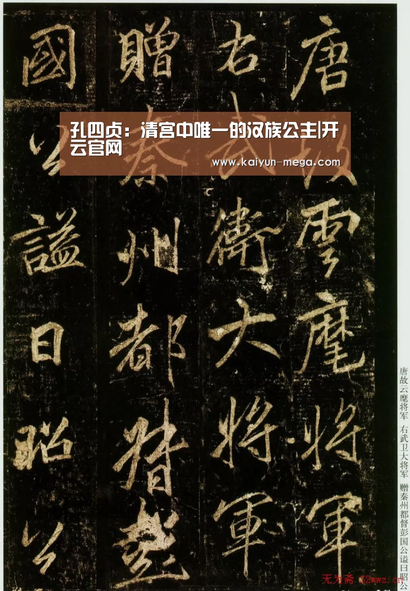 孔四贞:清宫中唯一的汉族公主|开云官网(图2) 开云官网