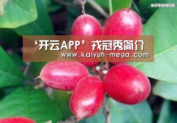 ‘开云APP’戎冠秀简介(图1) 开云入口