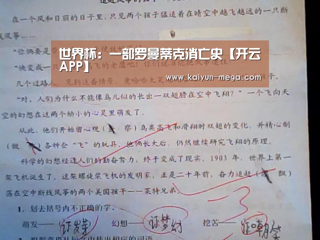 世界杯:一部罗曼蒂克消亡史【开云APP】(图3) 开云入口
